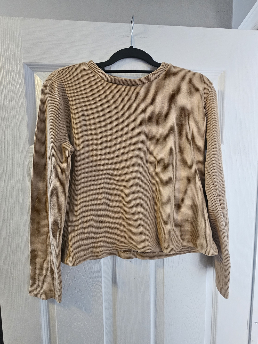 Waffle Knit Drawstring Loung Set